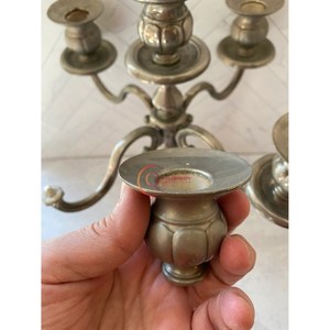 Vintage Design Top Quality <b>Brass</b> Candelabra Tabletop Decorative Metal <b>Candlestick</b> Holder Unique Candle Jar Hotels and Resorts - Product Image 5