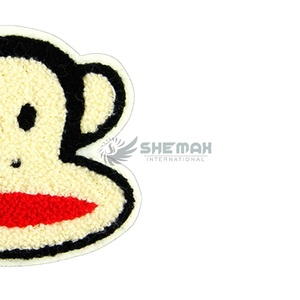 Wholesale Custom Embroidered Logo Chenille Patches for Jackets and Casual Wear Fabric <b>Material</b> with Number <b>Embroidery</b> - Product Image 2