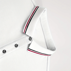 Logo personnalisé OEM imprimé pour hommes pour polo Premium 100% coton à manches courtes à la mode Slim Fit Design pour le golf travail décontracté - Product Image 3