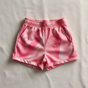 Vêtements de sport Sublimation Shorts femmes taille haute Gym Yoga 100% Polyester Shorts femmes respirant Shorts d'entraînement femmes - Product Image 3