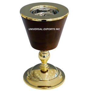 Wooden Walnut Bakhoor Round Shape Designer Luxury <b>Incense</b> <b>Holder</b> Hot Selling Tabletop Wooden Mubkhar - Product Image 5