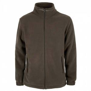 Meilleure vente 100% coton polaire lourd 450 GSM veste d'hiver surdimensionnée conception personnalisée fermeture éclair Style uni teint au meilleur prix - Product Image 4