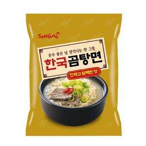 Vente en gros de soupe Gomtang 70g pour nouilles Ramen Samyang Type de traitement de friture instantanée Emballage en vrac - Product Image 1
