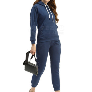 Custom Logo <b>Women</b> Tracksuits <b>Sweat</b> Suit Jogging Plain Two 2 Piece <b>Sweat</b> Suits Jogger <b>Pants</b> Sweatpants and Hoodie Set - Product Image 3