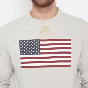 Nueva moda para hombre sudaderas con capucha cuello redondo secado rápido de gran tamaño de manga larga Casual básico transpirable sudaderas con estampado de pantalla - Product Image 6