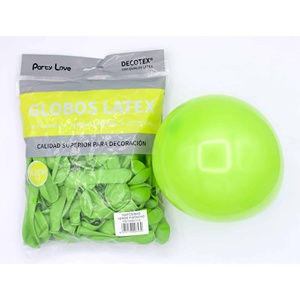 Palloncini in Lattice Party Love 12cm Verde Pistacchio 100pz Confezione Decorazione - Product Image 1