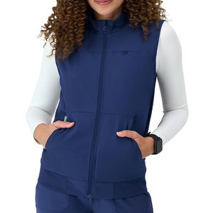 Chaleco sanitario Comfort Fit Scrubs para mujer, chaleco elástico que absorbe la humedad para mujer - Product Image 1