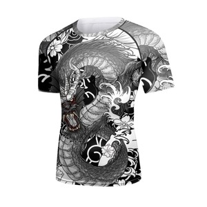 Hombres Spandex Gimnasio Ropa Rash Guard Impresión Cody Lundin Sublimación Impreso Grappling Wear Tight Casual T Shirt - Product Image 2