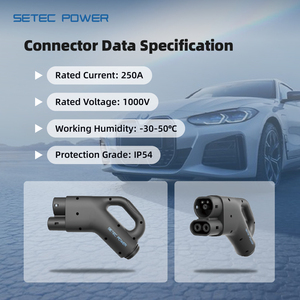 หัวชาร์จรถยนต์ไฟฟ้า SETEC POWER CCS2 250A 1000V DC ชาร์จเร็ว มาตรฐาน <span class=keywords><strong>IP54</strong></span> สำหรับรถยนต์ไฟฟ้ามาตรฐานยุโรป - Product Image 5
