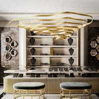 Vitrine de Luxe pour Montres, Présentoir de Bijoux, Meuble de Rangement pour Comptoir d'Accueil, Mobilier en Bois