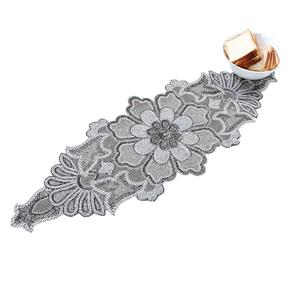 Simple et Royal Look Belle fantaisie à la main fête de mariage en verre perlé chemin de Table à manger disponible au prix le plus bas - Product Image 1