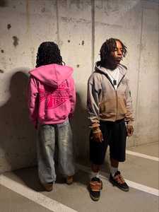 Sudadera con capucha con bordado de lujo personalizada, ropa de calle, Sudadera con capucha de lana en blanco Vintage de gran tamaño, lavado con ácido, Sol desteñido, sudadera con cremallera desgastada - Product Image 4