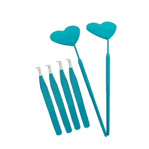 Pinces à épiler pour extensions de cils en acier inoxydable de haute qualité, revêtement couleur personnalisé, pointe en fibre, marque privée ZULLO INDUSTRIES 12-14cm - Product Image 1