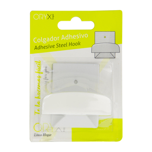 Gancio Adesivo in Acciaio Inossidabile Colore Bianco - Product Image 4