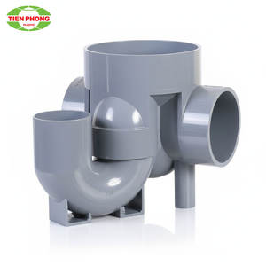 Nouveau raccord de tuyau de siphon horizontal à 90 branches à trois branches 2025 pour système de drainage et de plomberie d'égout - Product Image 2