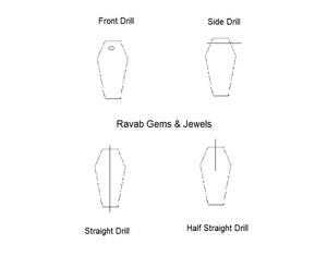 Haute qualité 12x22mm naturel vert Jade lisse cercueil étape coupe Cabochon Quartz pierres précieuses fabrication de bijoux calibré pierre en vrac - Product Image 5