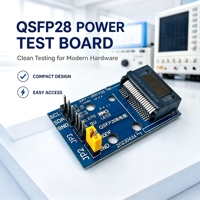 Papan Uji Daya QSFP28 untuk Modul Optik 100G, Pemeriksaan Catu Daya dan Komunikasi I2C pada Perangkat Keras Server Perusahaan