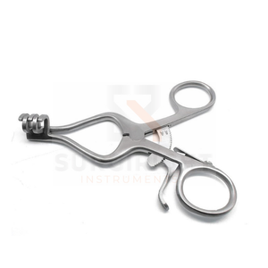 Weitlaner-Écarteur pour crochet de plaie-Écarteurs à dents émoussées-Porte-aiguille chirurgical-Instrument médical par Surgiright Instrument - Product Image 5