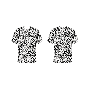Men's <b>White</b> Polka Dot <b>T</b> <b>Shirt</b> Short Sleeve O-Neck Casual Regular <b>Fit</b> Printed polyester Trackstar OEM Private Label TSI-G05-P0679 - Product Image 3