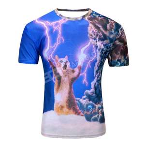 Sublimation confortable Surdimensionné Sublimation Modal t-shirts Transpiration Rayonne Polyester Spandex Chemise - Product Image 1