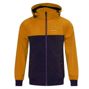OEM Wholesale Customized Breathable Waterproof Softshell <b>Jacket</b> High Quality Sports Plain Dyed Men's <b>Jackets</b> - Product Image 1