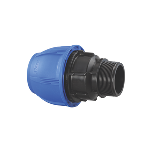 Adaptador de rosca macho de 3/4 pulgadas de alta presión, accesorios de tubería de compresión de 20MM PP más buscados, superficie lisa para uso agrícola - Product Image 5