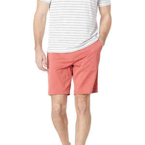 Shorts de golf décontractés d'été pour hommes, 100 % coton, brodés, non tissés, à braguette boutonnée, séchage rapide, taille mi-haute, couleur unie, haute qualité - Product Image 3