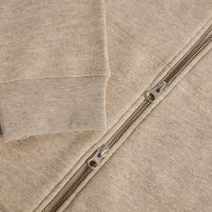 Sweat à capuche zippé uni personnalisé sweats à capuche pour hommes vente en gros de sweats à capuche à fermeture éclair de qualité supérieure à bas prix thermique - Product Image 5