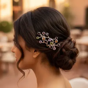 Anillo de Rama con Circonita y Plata 925 con Baño de Rodio para Regalo de Joyería para Mujer - Product Image 1