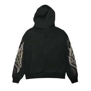 Sudadera con Capucha de Invierno, Estilo Vintage, Holgada, con Cierre, Personalizada con Serigrafía |   100% Algodón de Felpa |   Hombro Caído |   Unisex Informal - Product Image 6