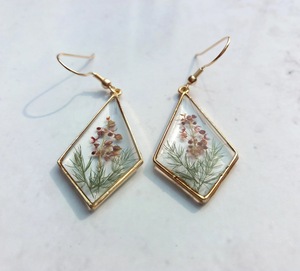 Resin Embroidery <b>Earrings</b> Handmade Stainless Steel Fashion Jewelry for Women Girls Classic Wedding Look High Quality - Product Image 2