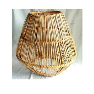 Lámpara Colgante de Bambú Natural de Diseño Rústico, Lámparas Colgantes Tejidas a Mano con Pantallas de Mimbre, E27 2700K, Gran Venta - Product Image 6