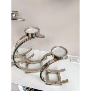 Bougeoir décoratif pour la maison au design moderne bougeoir en métal et en verre de première qualité au prix le plus bas - Product Image 6