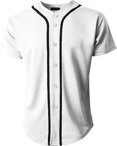 Camisetas de Béisbol con Cuello Redondo, Transpirables, Tallas Grandes, Manga Corta, Ropa Deportiva, Servicio OEM, 100% Poliéster, Nueva Llegada 2024 - Product Image 1