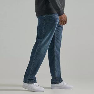 Nouveauté : Pantalon en jean pour homme grande taille, coupe droite, avec stretch confortable pour un usage quotidien décontracté - Product Image 3