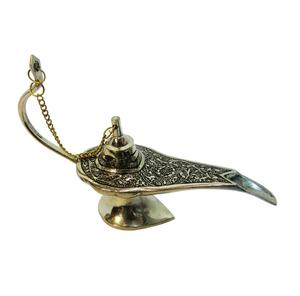 Lámpara de Aladino de latón hecha a mano de último diseño para decoración Lámpara de aceite única nueva Aladdin Genie. - Product Image 4