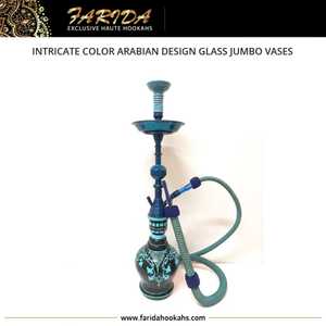 Mejor calidad egipcio hecho a mano intrincado Color árabe diseño jarrones Jumbo de cristal de lujo al por mayor modelo Hookah espejos técnica - Product Image 2