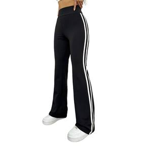 Custom Trousers <b>Women</b> Loose <b>Lounge</b> Stripe Flared Sweatpants High Waist Wide Leg <b>Pants</b> Plus Size XL Winter Streetwear Running - Product Image 3