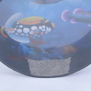 Ocean Wave Drum 8/10/14 pulgadas Sea Wave Pandereta Orff Instrumento de percusión Instrumento musical - Product Image 4