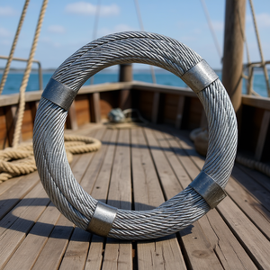 Cable de Acero Galvanizado de 5.0 mm, 100 m de Longitud, 6 X 12 + 1 FE, Resistencia al Rotura Mínima de 9.19 KN para Pesca - Product Image 3