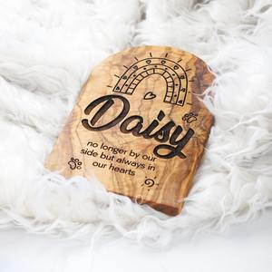 Hot Sale Pet <b>Memorial</b> Handmade From Olive Wood - Pet <b>Memorials</b> Wholesale - <b>Cat</b> <b>Memorial</b> Gifts - Product Image 6