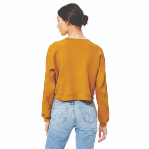 2025 personnalisé nouveau hiver plaine femme sweats pull ample surdimensionné femmes col rond sweats confortable personnalisé - Product Image 3