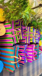 Bolsas grandes ecológicas de polipropileno reciclado con cremallera, bolsas de plástico sostenibles reutilizables para la colada, suministro a granel, modelo indio tejido de PP - Product Image 2