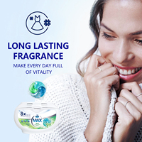 Oradess 4 en 1 – Capsules de lessive hypoallergéniques et écologiques testées par des dermatologues – Formule nettoyante en profondeur – Adoucissant pour vêtements de bébé et textiles sensibles