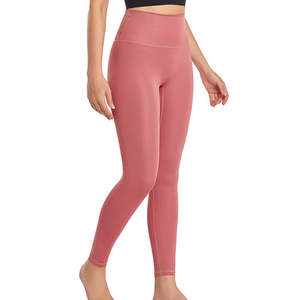 Leggings thermiques pour femmes taille haute pantalons de Yoga collants d'entraînement de gymnastique extensible Squat preuve contrôle du ventre vêtements de sport en cours d'exécution - Product Image 1
