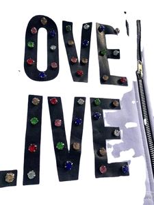 Personnalisation de haute qualité, unisexe, broderie, impression, délavage acide, poids lourd, rivets, clous, strass, effet délavé au soleil - Product Image 6