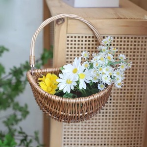 Artex Green Earth Decorate Plant <b>Flower</b> <b>Baskets</b> Handmade Storage <b>Baskets</b> Natural Rattan Modern Multifunction Eco-Friendly Made - Product Image 3
