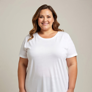 Surdimensionné Goutte Épaule T-shirts Femmes D'été Lâche T-shirts Dames Ras Du Cou Printemps Jogging T-shirts Dames - Product Image 2