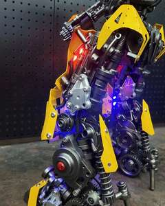 Metal Robot <b>Lamp</b> Decorative Metal <b>Lamp</b> Industrial Lighting Decor Metal Animal Sculpture Robot Metal Sculpture Vietnam 2026 - Product Image 5