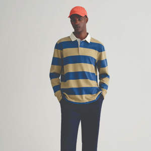 Camisetas de Rugby Personalizadas de Jersey 100% Algodón Antiencogimiento, Logotipo Personalizado, Manga Larga, Secado Rápido, Transpirable - Product Image 2